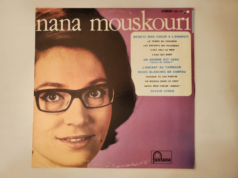 Nana Mouskouri Remets mon c?ur ? l'endroit vinyl record
